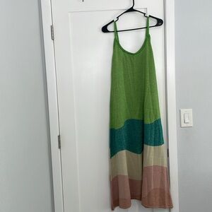 C&A Long Gold Sparkling Dress